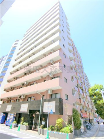 メインステージ蒲田Ⅱの外観|2001年10月築　SRC鉄骨鉄筋コンクリート造地上13階建て総戸数59戸の人気分譲賃貸マンション　JR京浜東北線蒲田駅近の東京都大田区蒲田5丁目の立地！京急本線京急蒲田駅も徒歩圏内！スーパー目の前