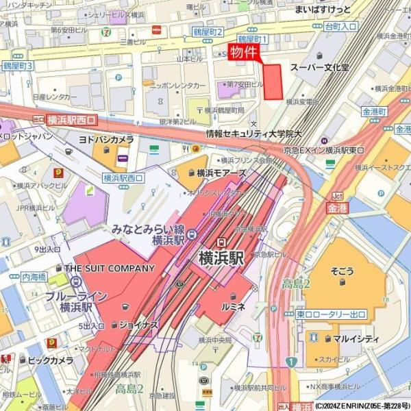 ＴＨＥ　ＹＯＫＯＨＡＭＡ　ＦＲＯＮＴ　ＴＯＷＥＲの地図