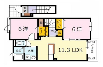 サクラの間取り
