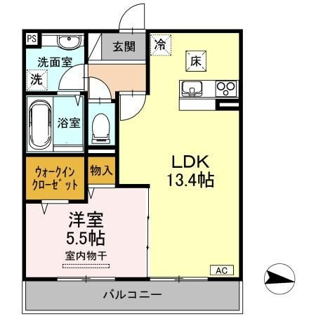 フィロス　A棟の間取り