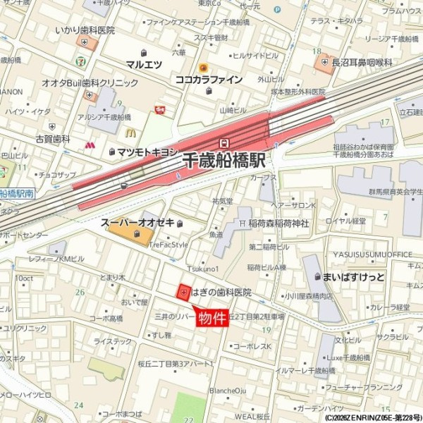 松野ビルの地図