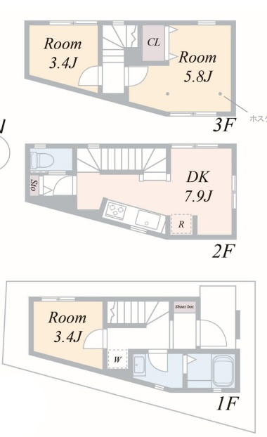 港北区篠原東１丁目新築戸建の画像