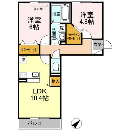 メナージュ今の間取り