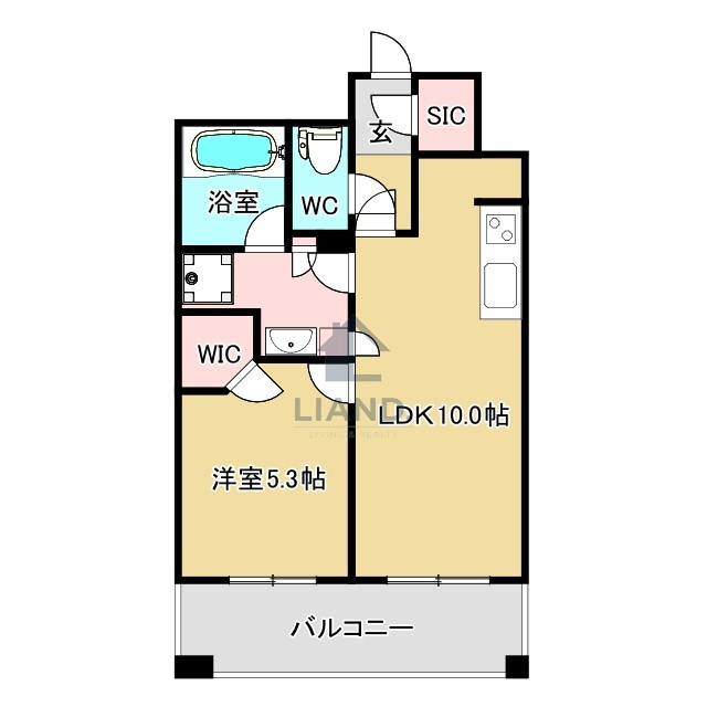ルキシア薬院　高宮小学校区の間取り|ルキシア薬院