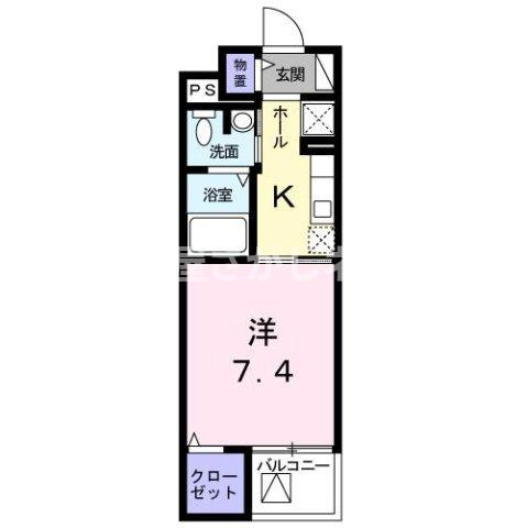 ハッピーベル【おとり物件なし】#学生・社会人にオススメ！初期費用分割払いOK！の間取り