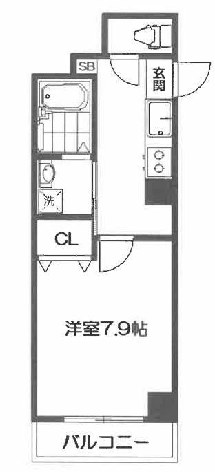 サクシード伏見京橋の間取り