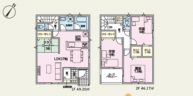 ♥♥沖縄市胡屋－9号棟（全13棟）の間取り|9号棟間取り