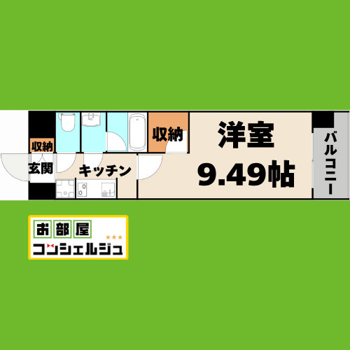 レジデンシア今池の間取り