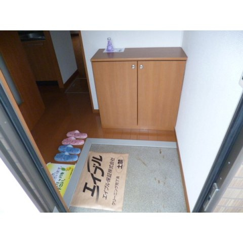 ソレジオ　藤原の玄関