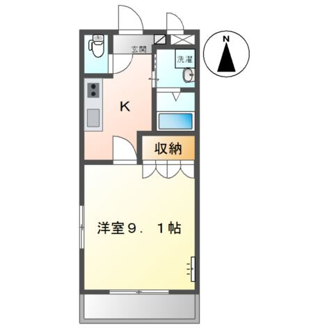 ルミエール香貫の間取り