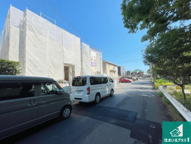 神戸市北区君影町　第7期　新築一戸建ての前面道路含む現地写真|周辺は落ち着いた街並みの住宅地！子育てがしやすい住環境です！まだ未完成ですが、現地でしかわからない事もございます。是非一度ご覧ください。