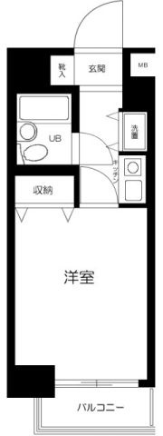 アドリーム千駄木の間取り|間取りです。
