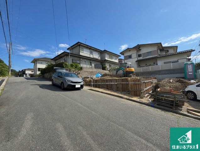 神戸市北区君影町　第2期　新築一戸建ての前面道路含む現地写真|周辺は落ち着いた街並みの住宅地！子育てがしやすい住環境です！まだ未完成ですが、現地でしかわからない事もございます。是非一度ご覧ください。
