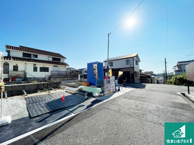 神戸市北区鈴蘭台北町　第2期　新築一戸建ての外観|現在の進捗状況です！順調に作業進行中、完成が待ち遠しいです！詳細の間取り等、お気軽にお問い合わせください！