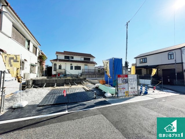 神戸市北区鈴蘭台北町　第2期　新築一戸建ての外観|現在建築中！落ち着いた街並みで新生活を始めることが出来そう！周辺の物件も併せてご紹介させて頂きます！