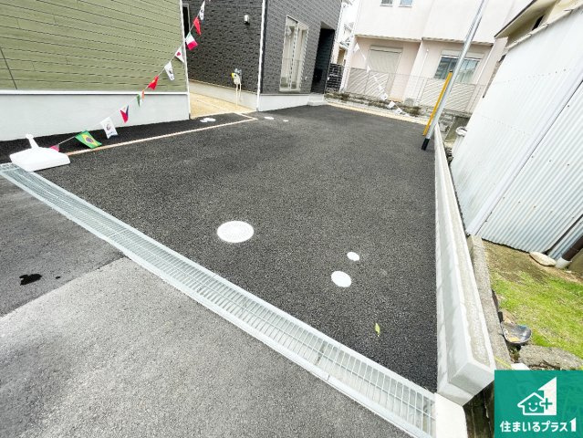 神戸市北区鈴蘭台東町　第3期　新築一戸建ての駐車場|駐車スペース！散水栓があるので、こまめに愛車を洗えます！
