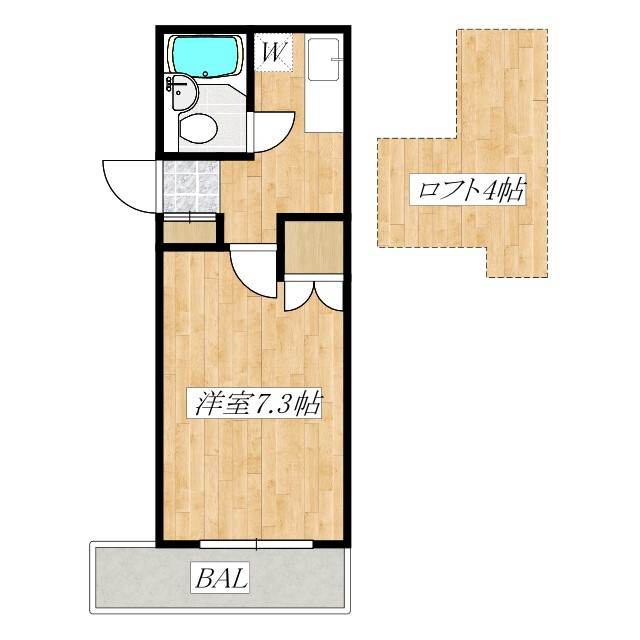 コエル第三ビルの間取り|間取りです☆