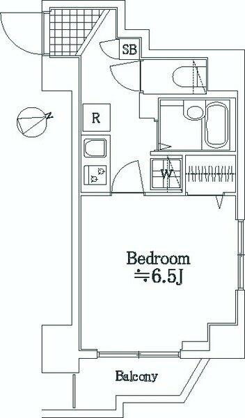 横浜市南区中島町４丁目の賃貸マンションの間取り