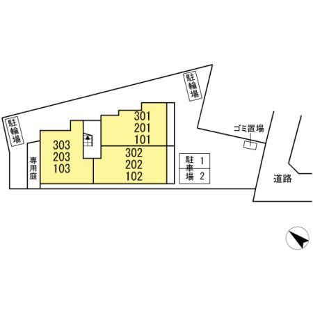 カルムの区画図