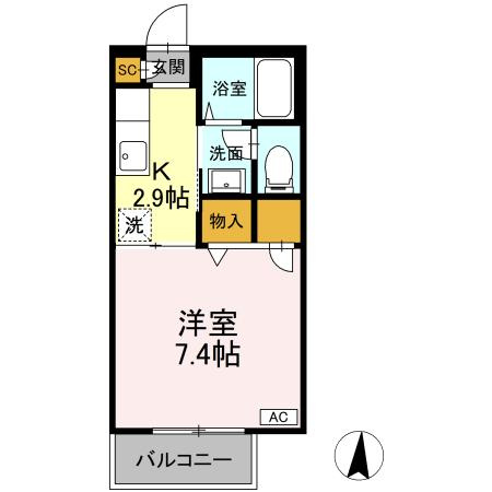 プリムロウスⅠの間取り