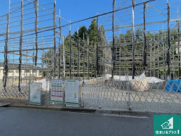 神戸市北区泉台　第1期　新築一戸建ての外観|現在の進捗状況です！順調に作業進行中、完成が待ち遠しいです！詳細の間取り等、お気軽にお問い合わせください！
