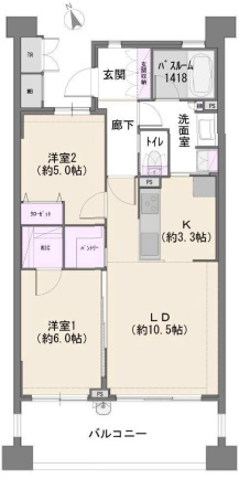 グランエスタセンター棟の間取り