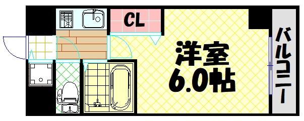 【間取り】 | スプランディッド難波