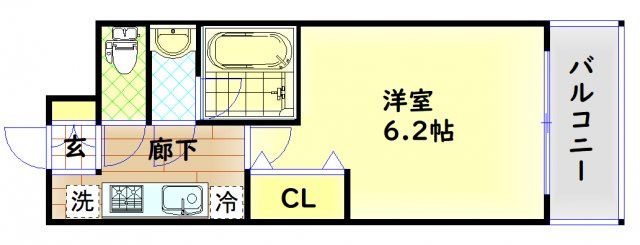 【間取り】 | スプランディッド難波