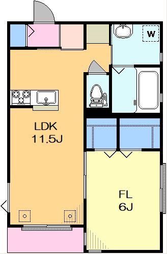 Ｌｅ　Ｃｉｅｌ Ｂ棟の間取り