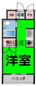 仲介手数料0！！メゾンドエトワールの間取り