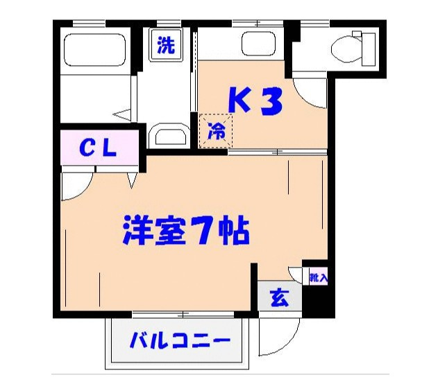クリスタルコートの間取り