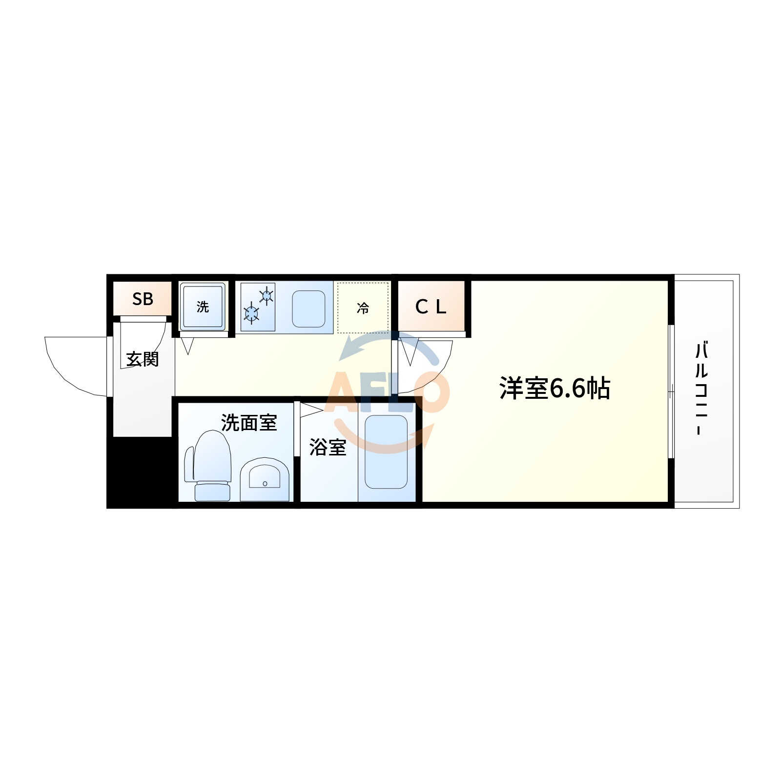 エスリード江坂江の木町の間取り|エスリード江坂江の木町　間取り