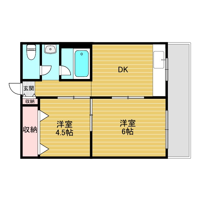 SENSE東淀川の間取り
