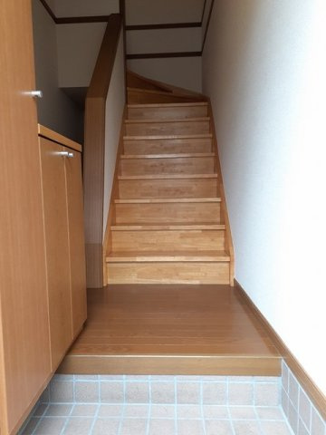 デュオハイツの玄関|きれいな玄関です