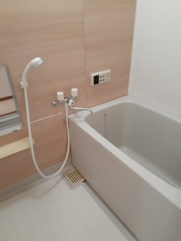 デュオハイツの浴室|日々の疲れを癒すお風呂付です