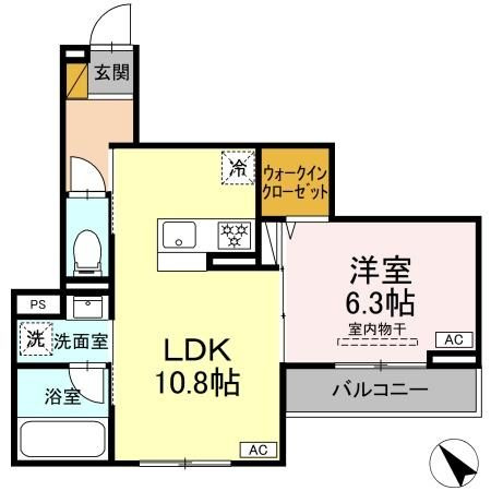 D-Clairの間取り