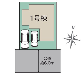 相模原市緑区西橋本４丁目の区画図