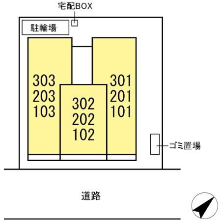 フレアⅡの区画図