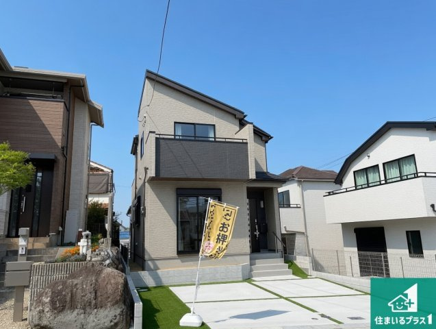 神戸市北区南五葉　新築一戸建ての外観|お客様に長く安心して住んでいだだける事にこだわった家づくり！住んでからのアフターサービスにもしっかりと取り組んでいます！