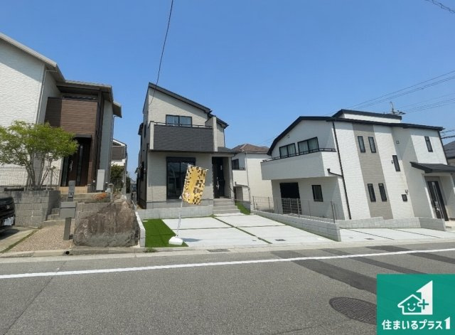 神戸市北区南五葉　新築一戸建ての外観|お客様に長く安心して住んでいだだける事にこだわった家づくり！住んでからのアフターサービスにもしっかりと取り組んでいます！