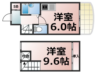 【間取り】 | メゾン新今里　仲介手数料無料