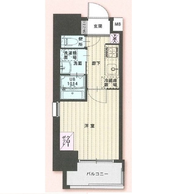 Mark Avenue Tower 久留米の間取り