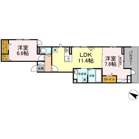Villa Glycineの間取り