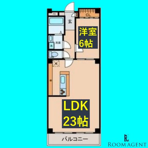アヴォワール丸の内の間取り
