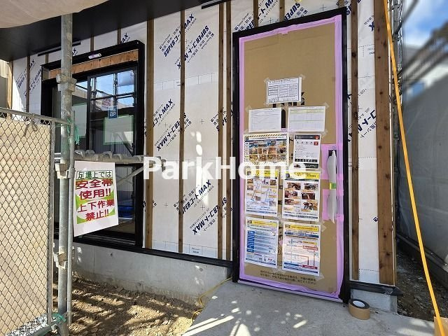 高知市神田 -9期1棟- 新築戸建ての玄関|2026.10月：建築中