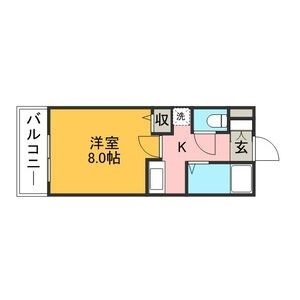 ダブルーンⅧ桜坂の間取り