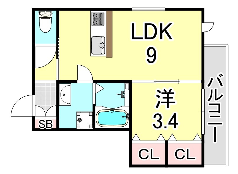 CLⅡの間取り