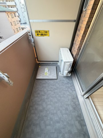 プレサンス上町台東平のバルコニー