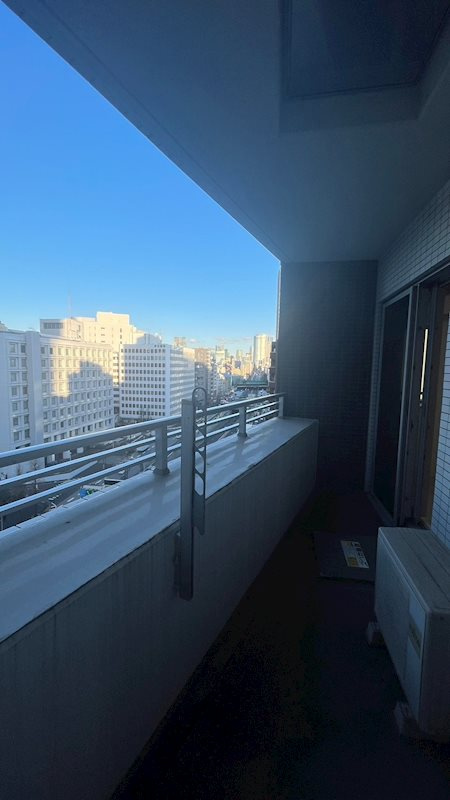 プライア渋谷のバルコニー