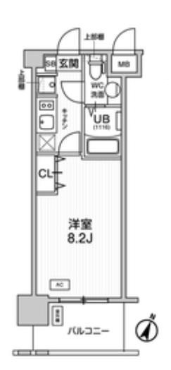 アプリーレ神戸元町の間取り
